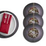 Hermia Set de 4 Salvamanteles Individuales Multicolor